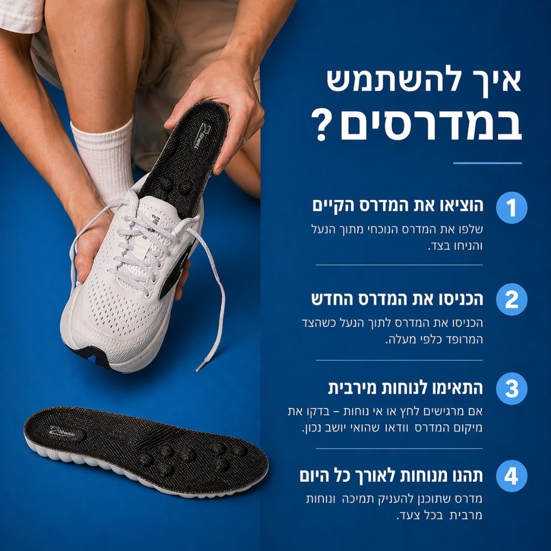 StepUp Comfort | לדרוך על ענן בכל צעד